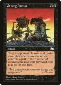 Urborg Justice - Weatherlight - Magic: The Gathering card