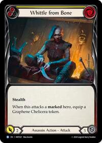 Whittle from Bone (Yellow) - The Hunted - Flesh and Blood TCG card