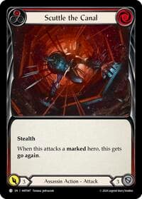 Scuttle the Canal (Red) - The Hunted - Flesh and Blood TCG card