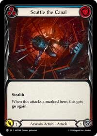 Scuttle the Canal (Blue) - The Hunted - Flesh and Blood TCG card
