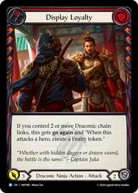 Display Loyalty (Red) - The Hunted - Flesh and Blood TCG card
