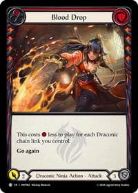 Blood Drop (Red) - The Hunted - Flesh and Blood TCG card