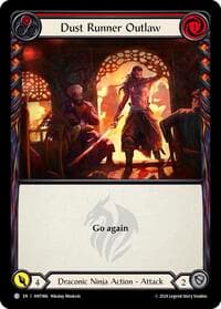 Dust Runner Outlaw (Red) - The Hunted - Flesh and Blood TCG card