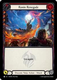 Ronin Renegade (Red) - The Hunted - Flesh and Blood TCG card