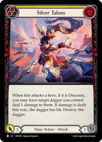 Silver Talons (Yellow) - The Hunted - Flesh and Blood TCG card