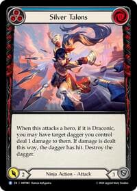Silver Talons (Blue) - The Hunted - Flesh and Blood TCG card