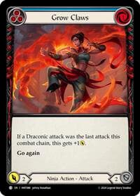Grow Claws (Blue) - The Hunted - Flesh and Blood TCG card