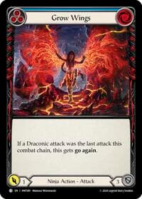 Grow Wings (Blue) - The Hunted - Flesh and Blood TCG card