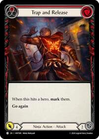 Trap and Release (Red) - The Hunted - Flesh and Blood TCG card