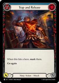 Trap and Release (Blue) - The Hunted - Flesh and Blood TCG card