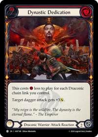 Dynastic Dedication (Red) - The Hunted - Flesh and Blood TCG card