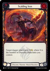 Scalding Iron (Red) - The Hunted - Flesh and Blood TCG card