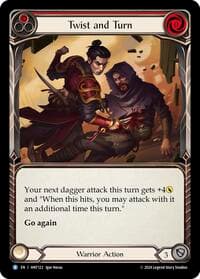 Twist and Turn (Red) - The Hunted - Flesh and Blood TCG card