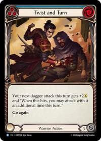 Twist and Turn (Blue) - The Hunted - Flesh and Blood TCG card