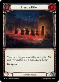 Hunt a Killer (Blue) - The Hunted - Flesh and Blood TCG card