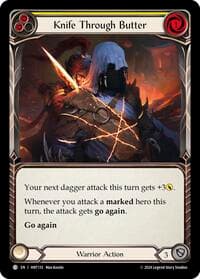 Knife through Butter (Yellow) - The Hunted - Flesh and Blood TCG card