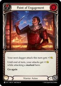 Point of Engagement (Red) - The Hunted - Flesh and Blood TCG card