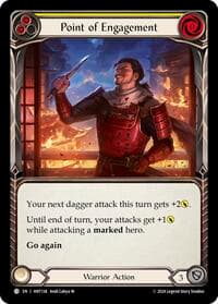 Point of Engagement (Yellow) - The Hunted - Flesh and Blood TCG card