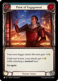 Point of Engagement (Blue) - The Hunted - Flesh and Blood TCG card