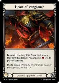 Heart of Vengeance - The Hunted - Flesh and Blood TCG card
