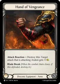 Hand of Vengeance - The Hunted - Flesh and Blood TCG card