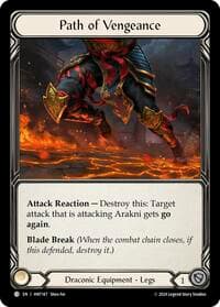 Path of Vengeance - The Hunted - Flesh and Blood TCG card