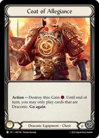 Coat of Allegiance - The Hunted - Flesh and Blood TCG card