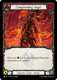 Compounding Anger (Red) - The Hunted - Flesh and Blood TCG card