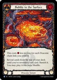 Bubble to the Surface (Red) - The Hunted - Flesh and Blood TCG card