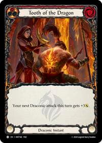 Tooth of the Dragon (Red) - The Hunted - Flesh and Blood TCG card