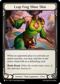 Leap Frog Slime Skin - The Hunted - Flesh and Blood TCG card