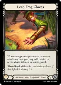 Leap Frog Gloves - The Hunted - Flesh and Blood TCG card