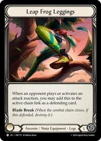 Leap Frog Leggings - The Hunted - Flesh and Blood TCG card
