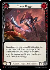 Throw Dagger - The Hunted - Flesh and Blood TCG card