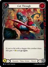 Cut Through (Red) - The Hunted - Flesh and Blood TCG card
