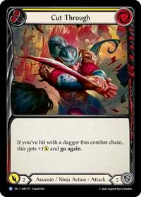 Cut Through (Yellow) - The Hunted - Flesh and Blood TCG card