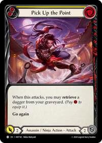 Pick Up the Point (Yellow) - The Hunted - Flesh and Blood TCG card