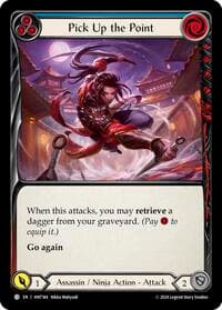 Pick Up the Point (Blue) - The Hunted - Flesh and Blood TCG card