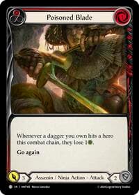 Poisoned Blade (Red) - The Hunted - Flesh and Blood TCG card