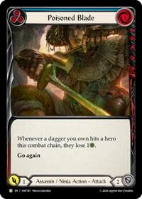 Poisoned Blade (Blue) - The Hunted - Flesh and Blood TCG card