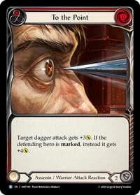 To the Point (Red) - The Hunted - Flesh and Blood TCG card