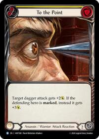 To the Point (Yellow) - The Hunted - Flesh and Blood TCG card
