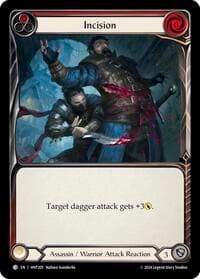 Incision (Red) - The Hunted - Flesh and Blood TCG card