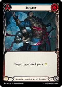 Incision (Blue) - The Hunted - Flesh and Blood TCG card