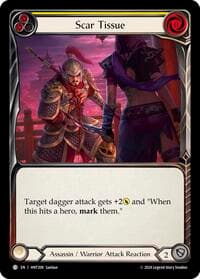 Scar Tissue (Yellow) - The Hunted - Flesh and Blood TCG card