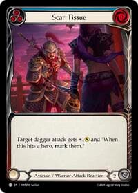 Scar Tissue (Blue) - The Hunted - Flesh and Blood TCG card