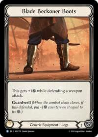 Blade Beckoner Boots - The Hunted - Flesh and Blood TCG card