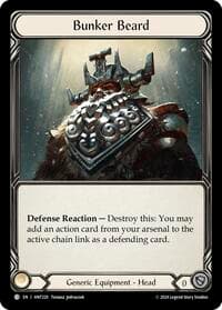 Bunker Beard - The Hunted - Flesh and Blood TCG card