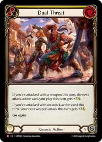 Dual Threat - The Hunted - Flesh and Blood TCG card