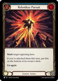Relentless Pursuit (Blue) - The Hunted - Flesh and Blood TCG card